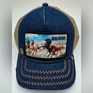 Goorin Bros Ride or Die Trucker Hat. Snapback. NWT